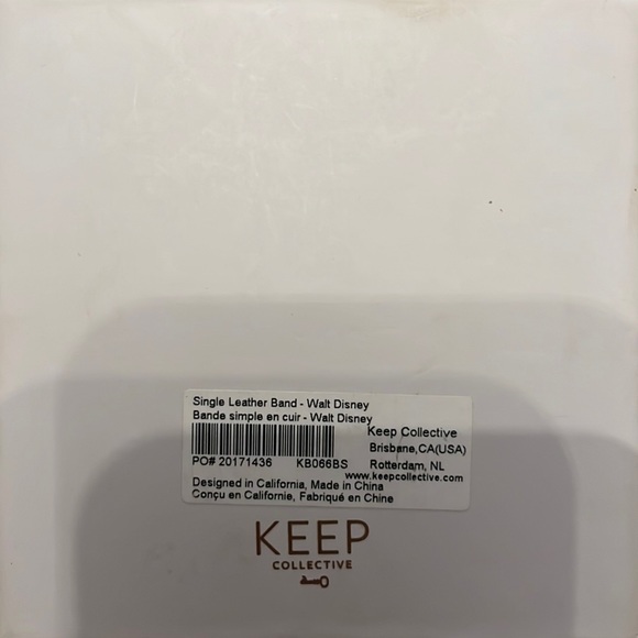 KEEP Collective Disney Black Leather Band + 3 Charms - Picture 6 of 6